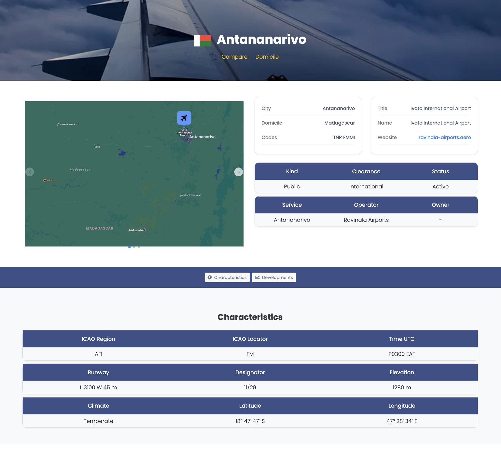 Airport: Antananarivo