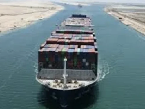Ocean shipping via Suez