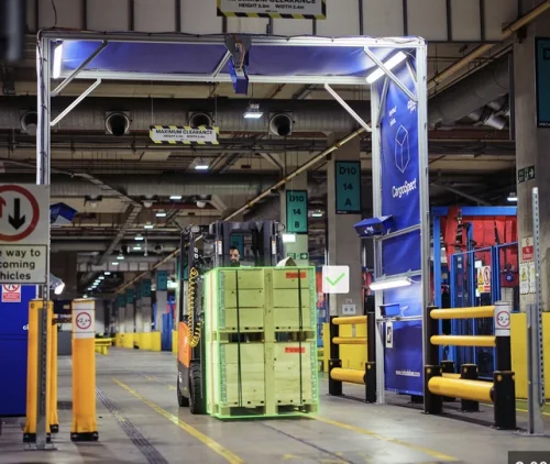 Real-time pallet dimensions