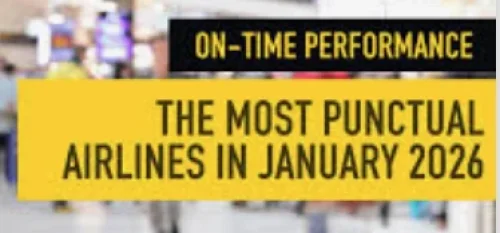 Top ten airlines OTP 2026 Jan