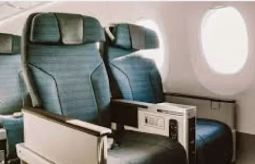 Widest business class seats