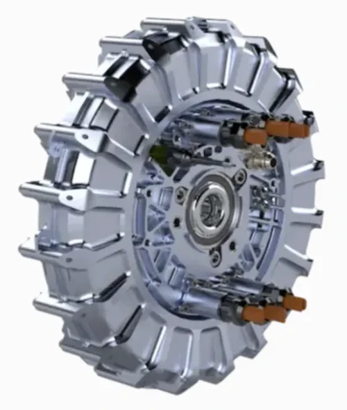 Electric wheel taxi system